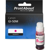 Huismerk Canon GI-50M Inktcartridge Magenta Hoge capaciteit
