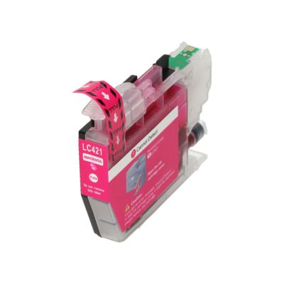 PrintAbout Huismerk vervangt Brother LC-421M Inktcartridge Magenta