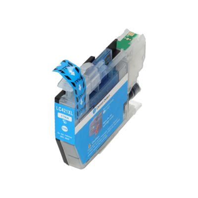 PrintAbout Huismerk vervangt Brother LC-421XLC Inktcartridge Cyaan Hoge capaciteit