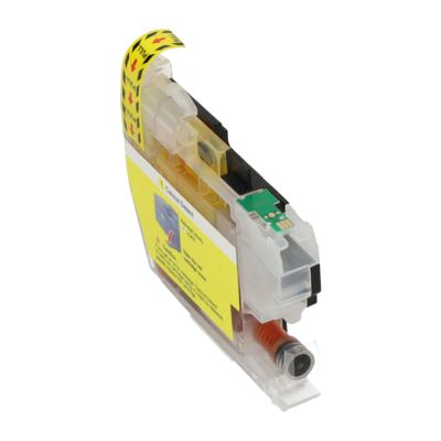 PrintAbout Huismerk vervangt Brother LC-421XLY Inktcartridge Geel Hoge capaciteit