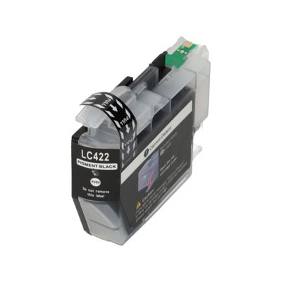 PrintAbout Huismerk vervangt Brother LC-422BK Inktcartridge Zwart