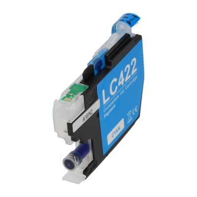 PrintAbout Huismerk vervangt Brother LC-422C Inktcartridge Cyaan