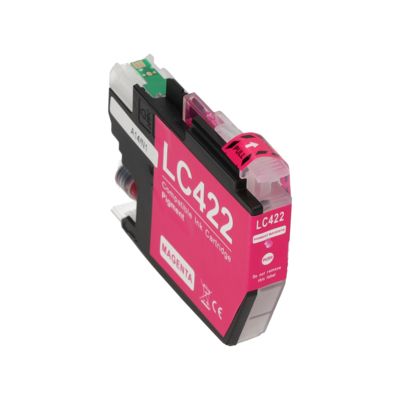 PrintAbout Huismerk vervangt Brother LC-422M Inktcartridge Magenta