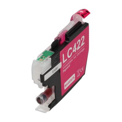 PrintAbout Huismerk vervangt Brother LC-422M Inktcartridge Magenta