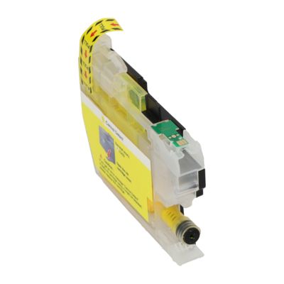 PrintAbout Huismerk vervangt Brother LC-422Y Inktcartridge Geel
