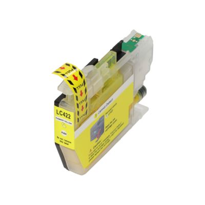 PrintAbout Huismerk vervangt Brother LC-422Y Inktcartridge Geel