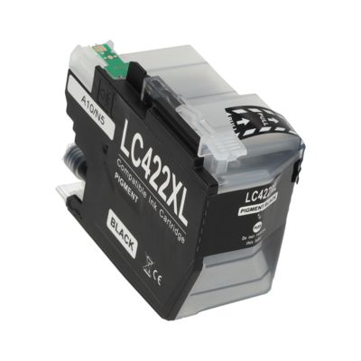 PrintAbout Huismerk vervangt Brother LC-422XLBK Inktcartridge Zwart Hoge capaciteit