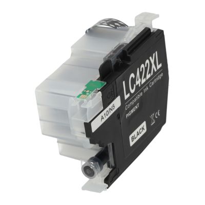 PrintAbout Huismerk vervangt Brother LC-422XLBK Inktcartridge Zwart Hoge capaciteit