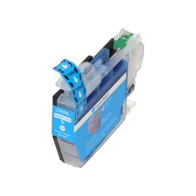 PrintAbout Huismerk vervangt Brother LC-422XLC Inktcartridge Cyaan Hoge capaciteit