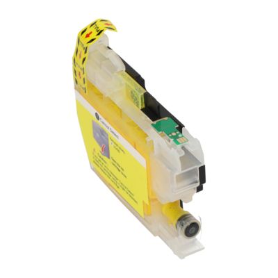 Huismerk Brother LC-422XLY Inktcartridge Geel Hoge capaciteit
