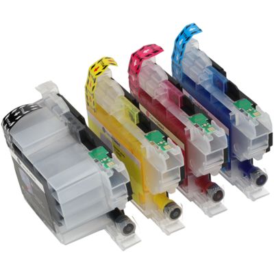 PrintAbout Huismerk vervangt Brother LC-422XLVAL Inktcartridge 4-kleuren Multipack Hoge capaciteit