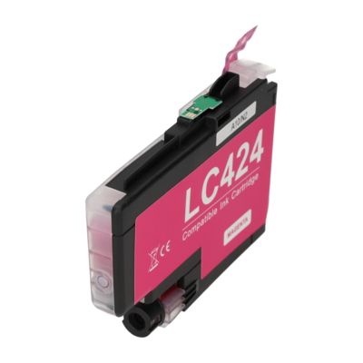 PrintAbout Huismerk vervangt Brother LC-424M Inktcartridge Magenta