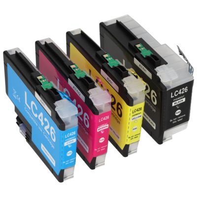 PrintAbout Huismerk vervangt Brother LC-424VAL Inktcartridge 4-kleuren Multipack