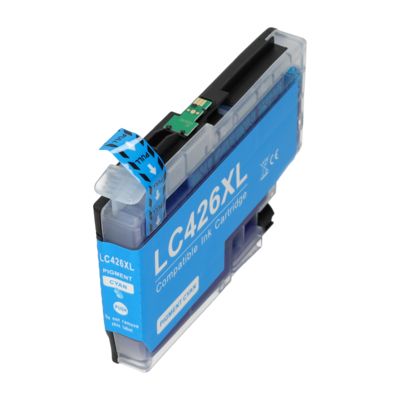 PrintAbout Huismerk vervangt Brother LC-426XLC Inktcartridge Cyaan Hoge capaciteit