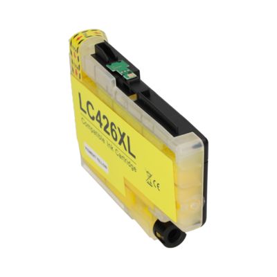 PrintAbout Huismerk vervangt Brother LC-426XLY Inktcartridge Geel Hoge capaciteit