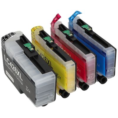 PrintAbout Huismerk vervangt Brother LC-426XLVAL Inktcartridge 4-kleuren Multipack Hoge capaciteit