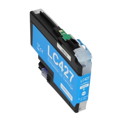 PrintAbout Huismerk vervangt Brother LC-427C Inktcartridge Cyaan