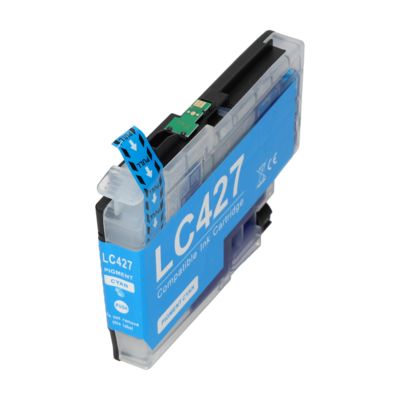 PrintAbout Huismerk vervangt Brother LC-427C Inktcartridge Cyaan