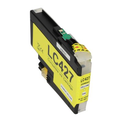 PrintAbout Huismerk vervangt Brother LC-427Y Inktcartridge Geel