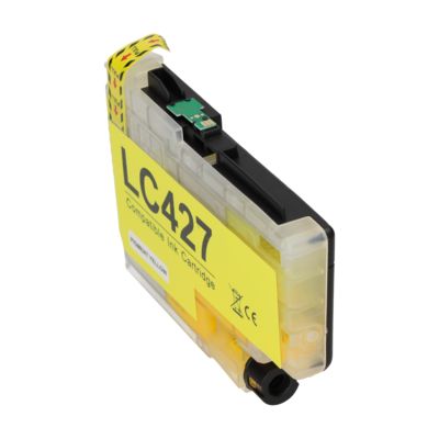 PrintAbout Huismerk vervangt Brother LC-427Y Inktcartridge Geel