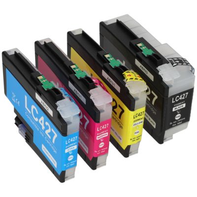 PrintAbout Huismerk vervangt Brother LC-427VAL Inktcartridge 4-kleuren Multipack