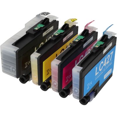 PrintAbout Huismerk vervangt Brother LC-427VAL Inktcartridge 4-kleuren Multipack