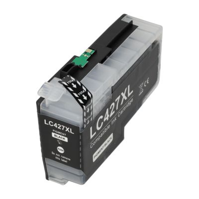 PrintAbout Huismerk vervangt Brother LC-427XLBK Inktcartridge Zwart Hoge capaciteit