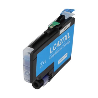PrintAbout Huismerk vervangt Brother LC-427XLC Inktcartridge Cyaan Hoge capaciteit