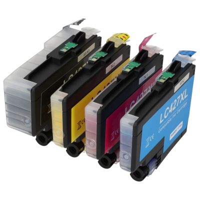 PrintAbout Huismerk vervangt Brother LC-427XLVAL Inktcartridge 4-kleuren Multipack Hoge capaciteit