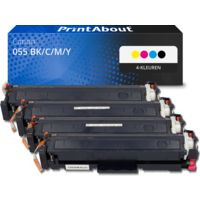 Huismerk Canon 055 BK/C/M/Y Toner 4-kleuren Multipack