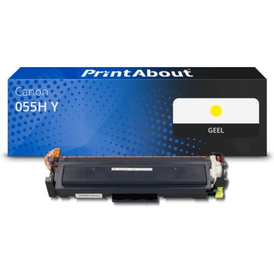 Huismerk Canon 055H Y Toner Geel Hoge capaciteit