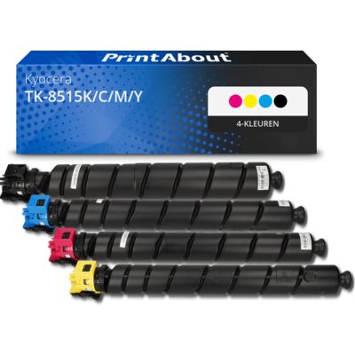 Huismerk Kyocera TK-8515K/C/M/Y Toner 4-kleuren Multipack