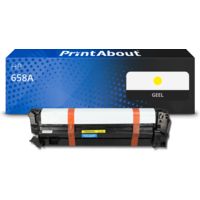 Huismerk HP 658A (W2002A) Toner Geel