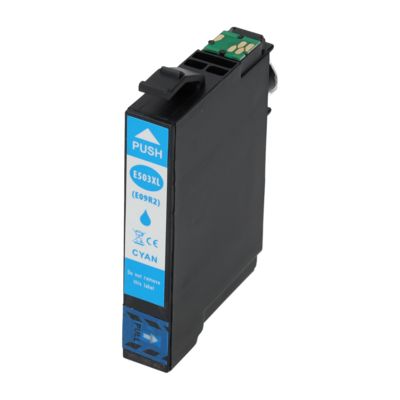Huismerk Epson 503 (C13T09Q24010) Inktcartridge Cyaan