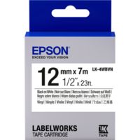 Epson LK-4WBVN Tape Zwart op wit