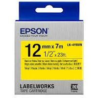 Epson LK-4YBVN Tape Zwart op geel