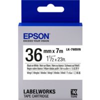 Epson LK-7WBVN Tape Zwart op wit
