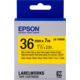 Epson LK-7YBVN Tape Zwart op geel