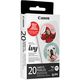 Canon ZINK fotopapier zelfklevend cirkel 33 mm (20 vel) Fotopapier