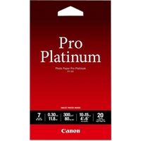 Canon PT-101 photo paper pro platinum 300 grams 10 x 15 cm (20 vel) Fotopapier