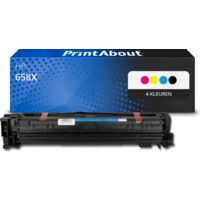 Huismerk HP 658X (W2000/01/02/03X) Toner 4-kleuren Multipack Hoge capaciteit