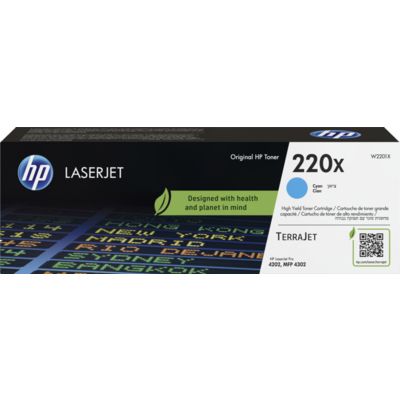 HP 220X (W2201X) Toner Cyaan Hoge capaciteit