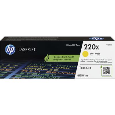 HP 220X (W2202X) Toner Geel Hoge capaciteit