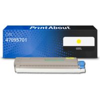 Huismerk OKI 47095701 Toner Geel