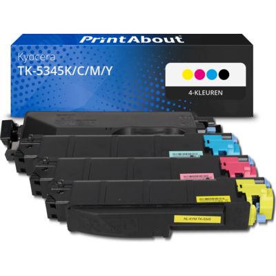 Huismerk Kyocera TK-5345K/C/M/Y Toner 4-kleuren Multipack