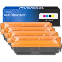 Huismerk Canon 064H BK/C/M/Y Toner 4-kleuren Multipack Hoge capaciteit