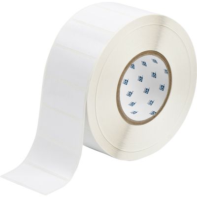 Brady THT-17-423-3 Etiket Glossy Polyester Wit (50,8  x 25,4 mm)