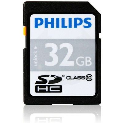 Philips SDHC CLASS 10 32GB SD-kaart