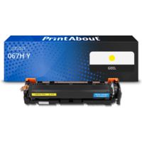 Huismerk Canon 067H Y Toner Geel Hoge capaciteit