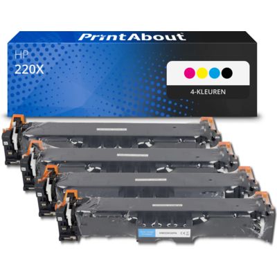 RUICAILI 220X 220A W2200A W2201A W2202A W2203A Toner mit Chip für HP 220A 220X Set Toner für Color LaserJet Pro MFP 4302dw 4302fdw 4202dw 4202dn 4302fdn
